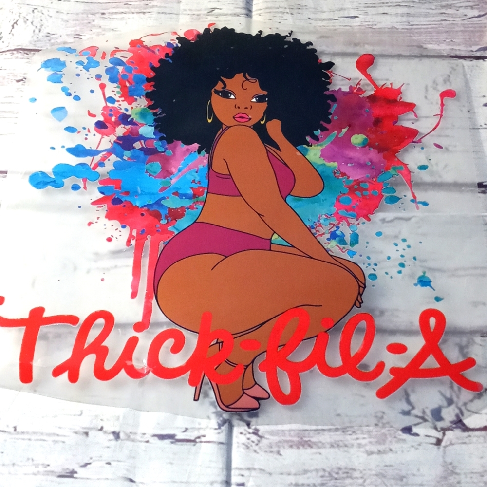 Melanin sticker High quality Iron-on Patches/Stickers